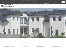 Tablet Screenshot of gerst-massivhaus.de